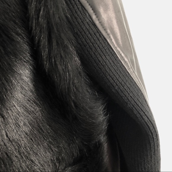 Vince Shearling and Leather Coat - Picture 7 of 8